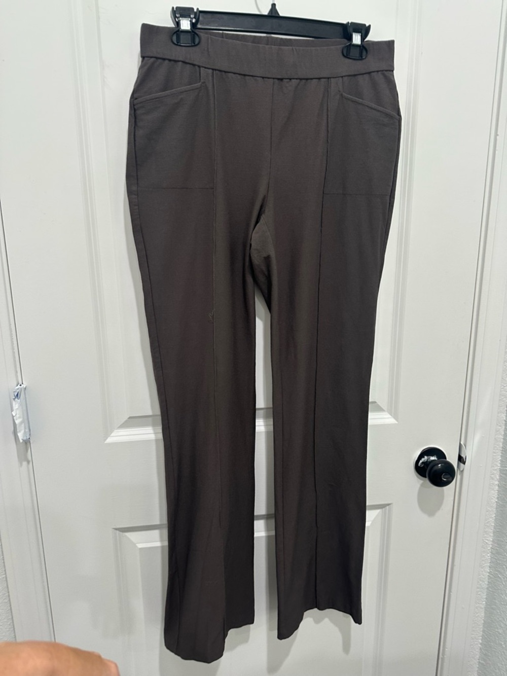 Eileen Fisher Women's Viscose Knit Straight Leg Pull-On Trouser